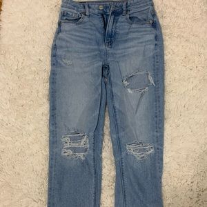 american eagle mom jeans